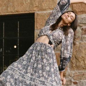 NWT Spell Juniper Blouse sz L